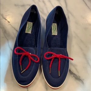Grasshoppers by Keds Blue and Red Loafers size 7.5